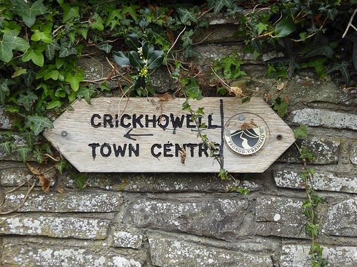 Crickhowell Signpost